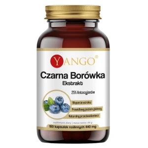 Yango Czarna Borówka ekstrakt suplement diety 100 kapsułek