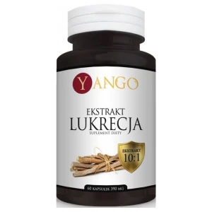 Yango Lukrecja Ekstrakt 390mg suplement diety 60 kapsułek