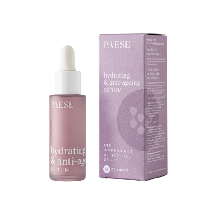 PAESE Nanorevit Hydrating & Anti-Ageing Serum nawilżająco-przeciwzmarszczkowe serum do twarzy 30ml