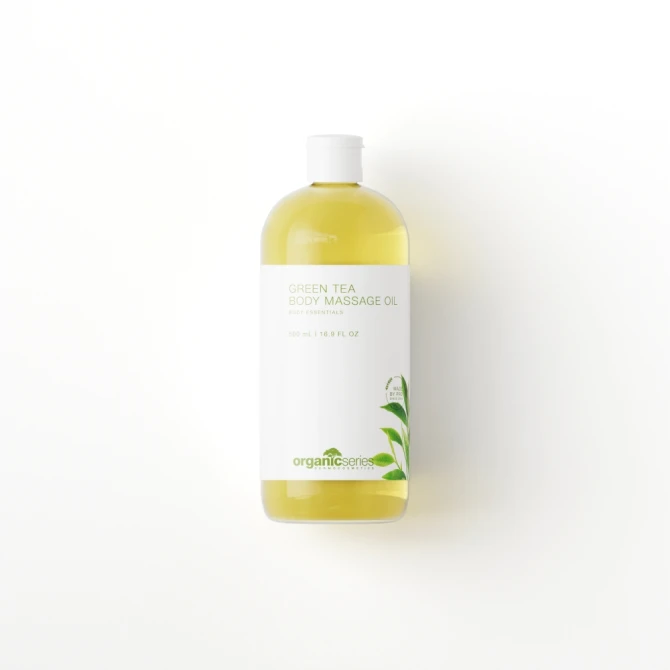 ORGANIC SERIES Olej do masażu ciała Zielona Herbata GREEN TEA BODY MASSAGE OIL - 500 ml