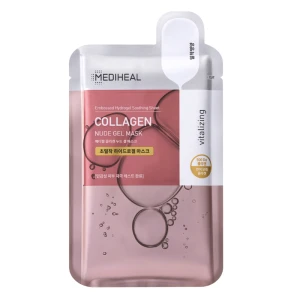 MEDIHEAL HYDRO NUDE GEL I.P.I COLLAGEN Maska w płachcie hydrożelowa rozświetlająca 30 ml