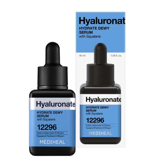 MEDIHEAL LOW MOLECULAR HYALURONATE HYDRATE DEWY SERUM Nawilżające serum do twarzy 40 ml
