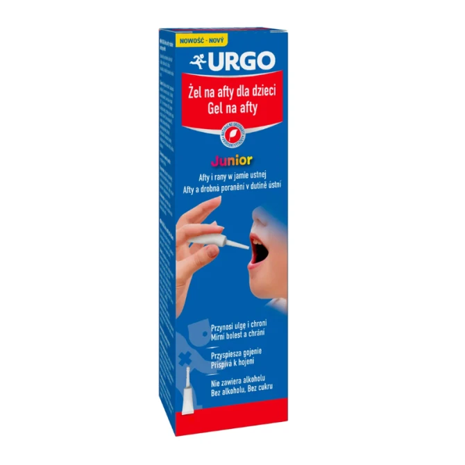 URGO Żel na afty dla dzieci 8ml