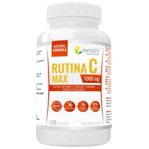 WISH Pharmaceutical Rutina C Max 1000mg suplement diety 120 kapsułek