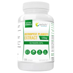 WISH Pharmaceutical Ostropest Plamisty Extract 125mg suplement diety 120 kapsułek