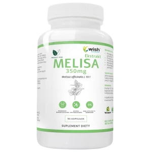 WISH Pharmaceutical Melisa Ekstrakt 350mg suplement diety 90 kapsułek