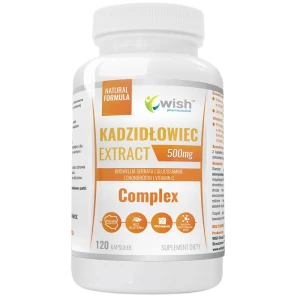 WISH Pharmaceutical Kadzidłowiec Ekstrakt Complex 500mg suplement diety 120 kapsułek