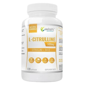WISH Pharmaceutical L-Citrulline 500mg suplement diety 120 kapsułek