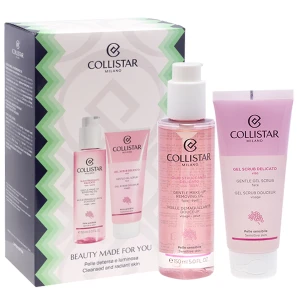 COLLISTAR SET (GENTLE CLEANSING OIL 150ML  +GENTLE SCRUBGEL 100ML)