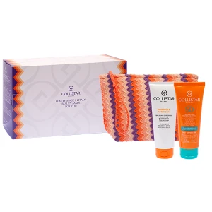 COLLISTAR SET (ACTIVE PROTECTION SUN CREAM SPF50+ 100ML + AFTER-SUN BALM 100ML + POUCH)