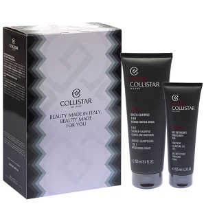 COLLISTAR SET (3-IN-1 SHOWER-SHAMPOO 250ML + PURIFYING FACE CLEANSINGGEL 125ML)
