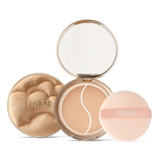 PAESE Puff Cloud Ultralekki puder prasowany z efektem blur 03 Sand Beige 4,2g