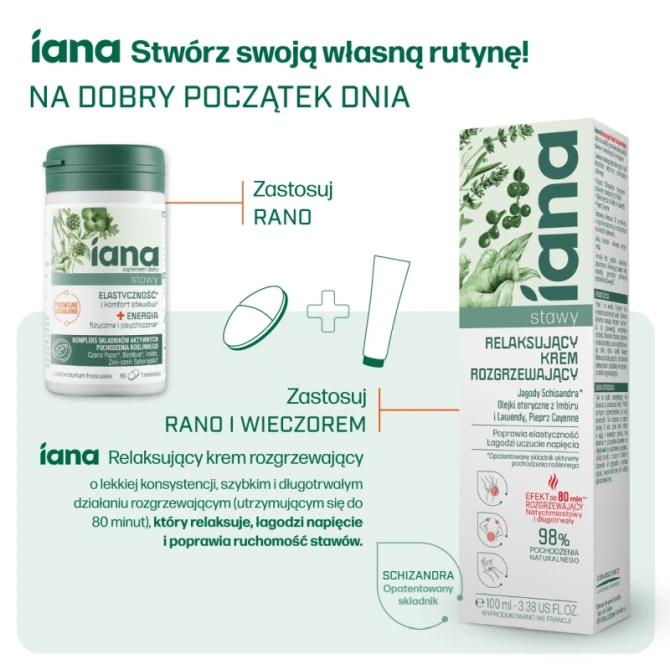 IANA Stawy Elastyczność + Energia 60 tabl.