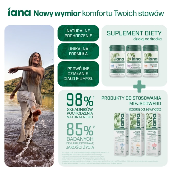 IANA Stawy Elastyczność + Energia 60 tabl.