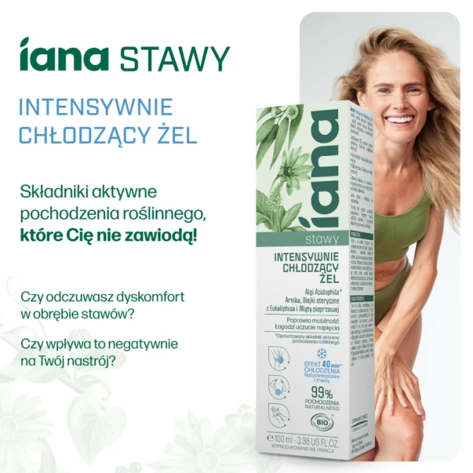 IANA Stawy Intensywnie chłodzący żel 100 ml