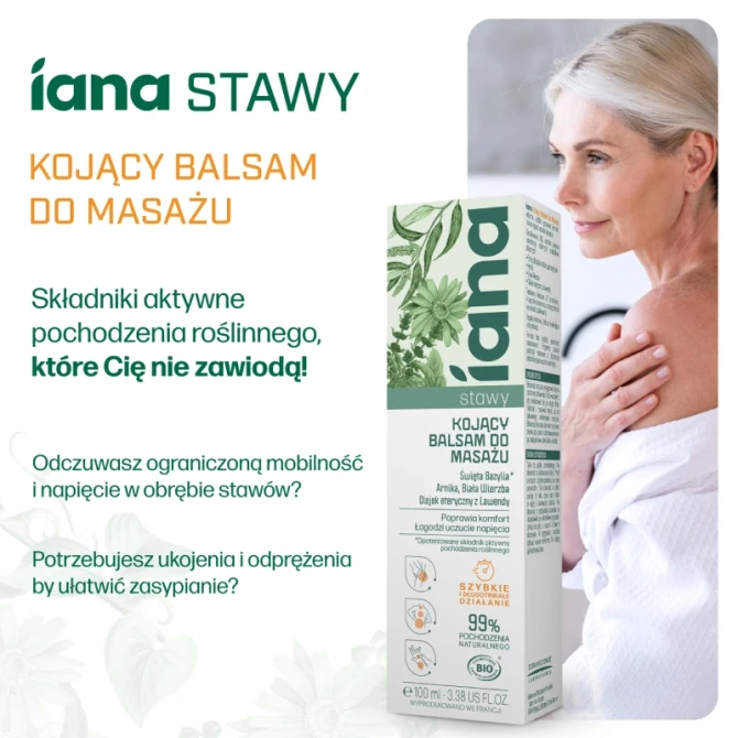 IANA Stawy Kojący balsam do masażu 100 ml