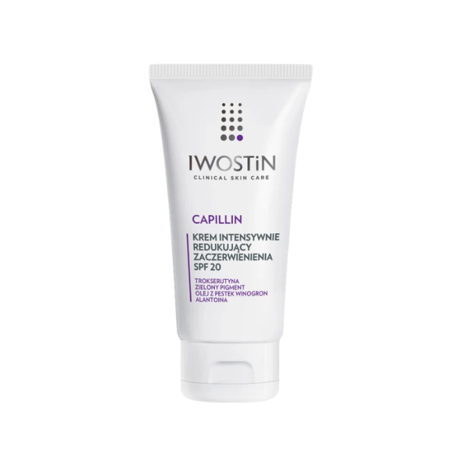 IWOSTIN CAPILLIN Krem Intensywnie Redukujący Zaczerwienienia SPF20 – 50ml