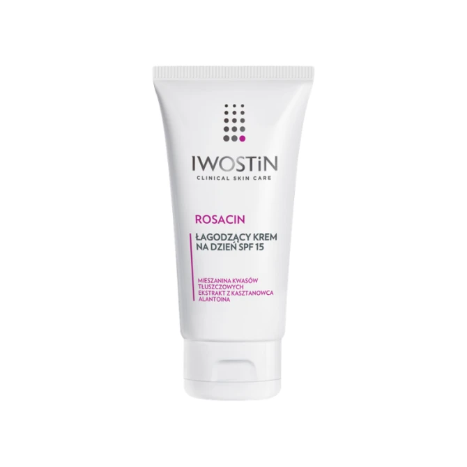 IWOSTIN ROSACIN Łagodzący krem na dzień SPF15 - 50 ml