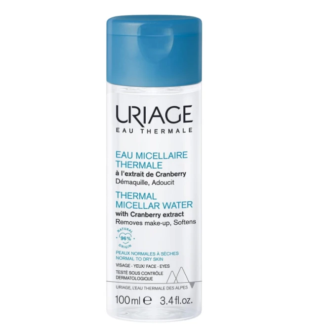 URIAGE Eau Thermale Płyn Micelarny Z Ekstraktem Z Żurawiny Do Cery Normalnej I Suchej 100ml