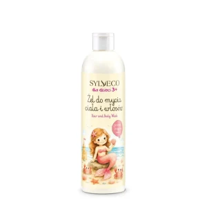 SYLVECO dla dzieci 3+ Owocowy żel do mycia ciała i włośów dla dziewczynek - 300ml