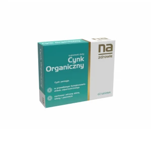NA ZDROWIE Suplement diety Cynk organiczny tabletki x 60