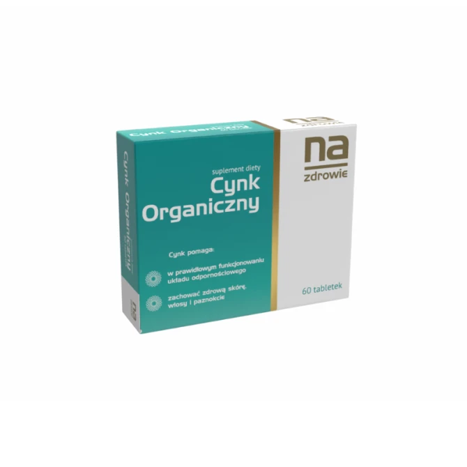NA ZDROWIE Suplement diety Cynk organiczny tabletki x 60
