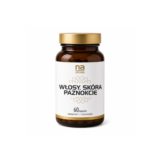 NA ZDROWIE Suplement diety Włosy, skóra, paznokcie kapsułki x60