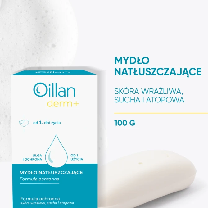 OILLAN Derm+ Dermomydło - 100g