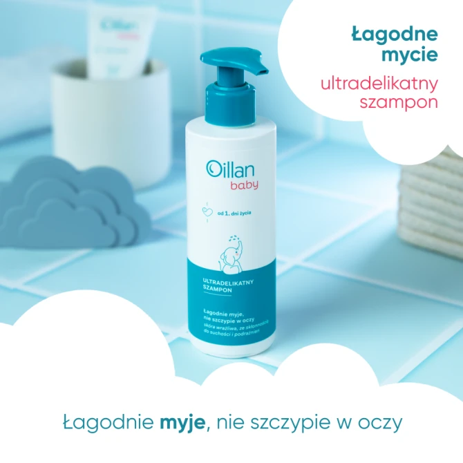 OILLAN Baby Ultradelikatny szampon - 200 ml