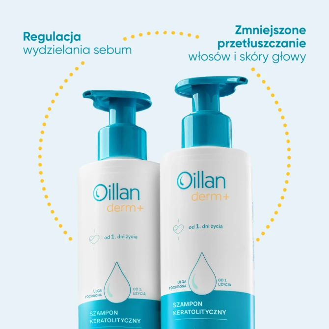 OILLAN Derm+ Szampon kreatolityczny - 180 ml