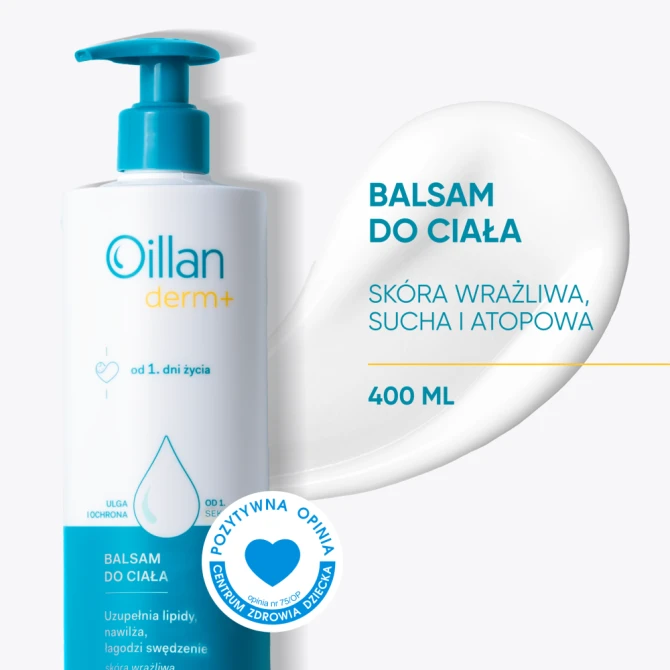 OILLAN Derm+ Balsam do ciała - 400 ml