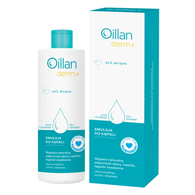 OILLAN Derm+ Emulsja do kąpieli - 400 ml