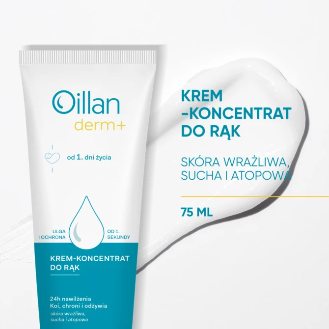 OILLAN Derm+ Krem-koncentrat do rąk - 75ml