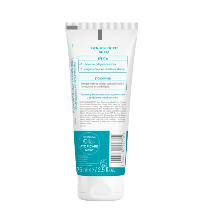 OILLAN Derm+ Krem-koncentrat do rąk - 75ml