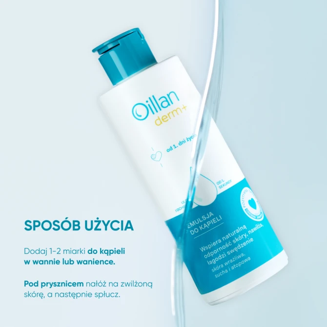 OILLAN Derm+ Emulsja do kąpieli - 200 ml