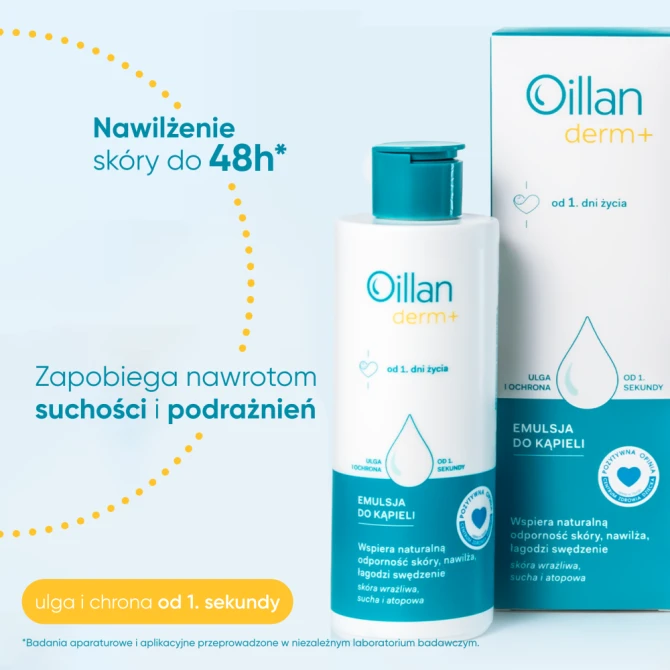 OILLAN Derm+ Emulsja do kąpieli - 200 ml