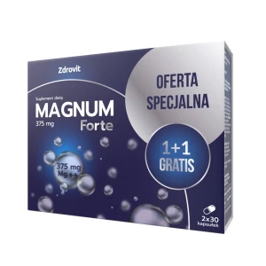 Zdrovit Magnum Forte 375mg suplement diety 60 kapsułek