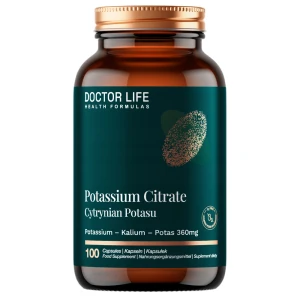 Doctor Life Potassium Citrate 360mg suplement diety 100 kapsułek