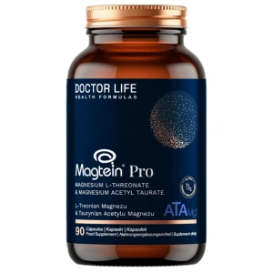 Doctor Life Magtein Pro L-Treonian Magnezu + witamina C suplement diety 90 kapsułek