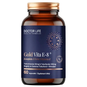 Doctor Life Gold Vita E-8 kompleks 8 form witaminy E suplement diety 60 kapsułek