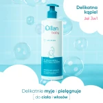 OILLAN Baby Żel 3w1 do kąpieli, mycia ciała i włosów - 400 ml