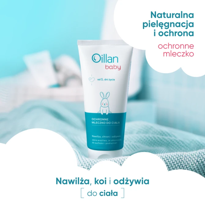 OILLAN Baby Ochronne mleczko do ciała - 200 ml