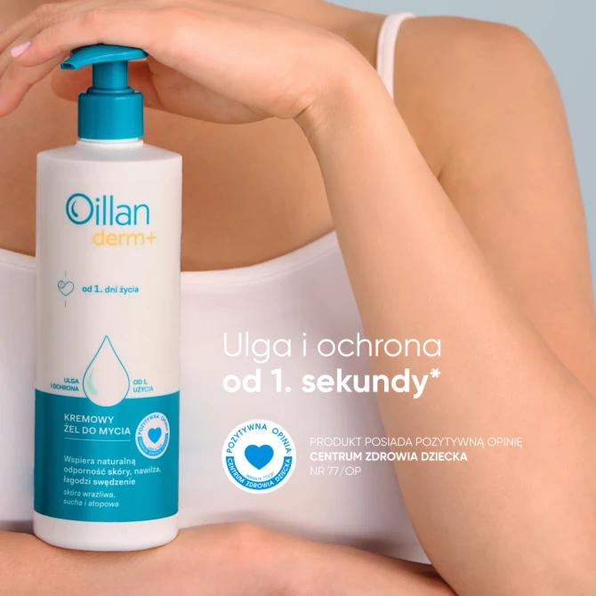 OILLAN Derm+ Kremowy żel do mycia - 400 ml