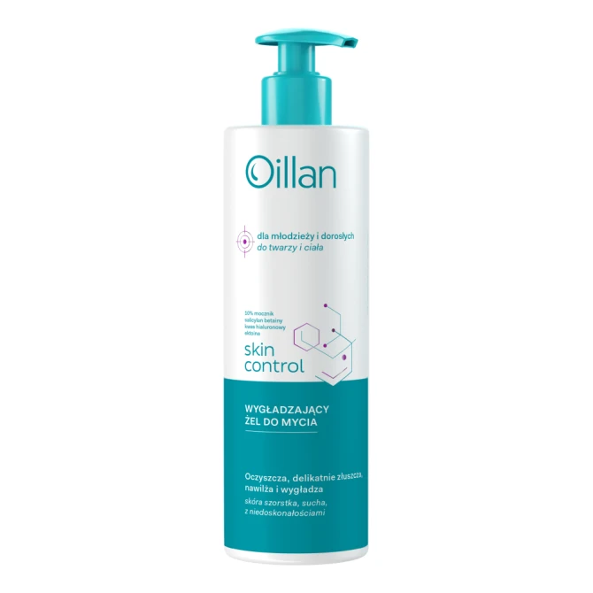 OILLAN Skin Control wygładzający żel do mycia - 400 ml