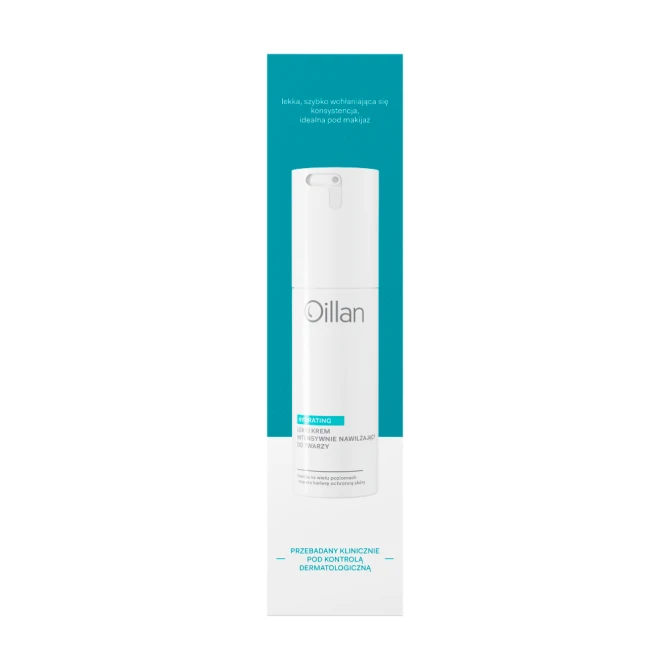 OILLAN Hydrating lekki krem intensywanie nawilżający do twarzy - 50 ml