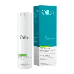 OILLAN Oil Control lekki żel-krem nawilżająco-matujący do twarzy - 50 ml