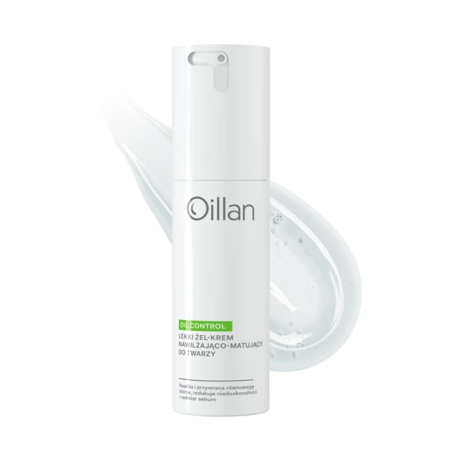 OILLAN Oil Control lekki żel-krem nawilżająco-matujący do twarzy - 50 ml