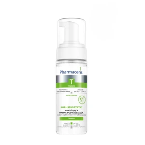 PHARMACERIS T PURI-SEBOSTATIC Pianka Głęboko Oczyszczająca do mycia twarzy - 150 ml