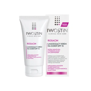 IWOSTIN ROSACIN Łagodzący krem na dzień SPF15 - 50 ml