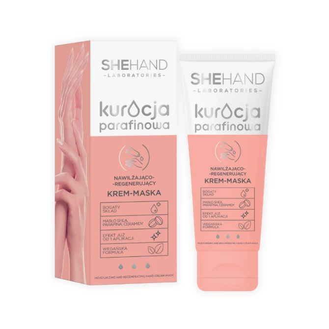SHEHAND Kuracja Parafinowa Nawilżająco-regenerujący krem-maska do dłoni 75 ml